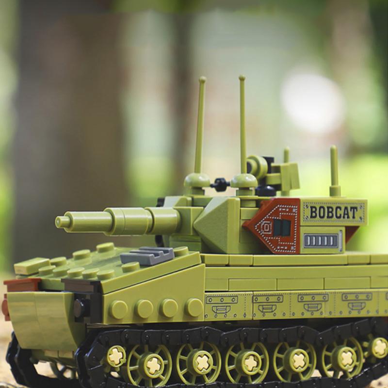 280PCS Military Army Tank Building Brick Block Construction Set Children Day Birthday Gifts for Boy Kid