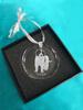 Tornjak - crystal bauble with a photo, dog photo in crystal, personalized Christmas tree ornament by Art-Dog brand