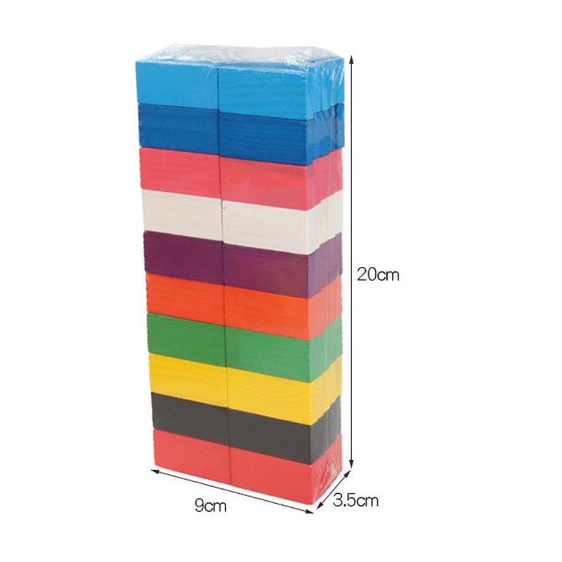 

Wooden Domino Toys Institution Accessories Organ Blocks Dominoes Games Brain Thinking Training Kids Montessori Educational Toys