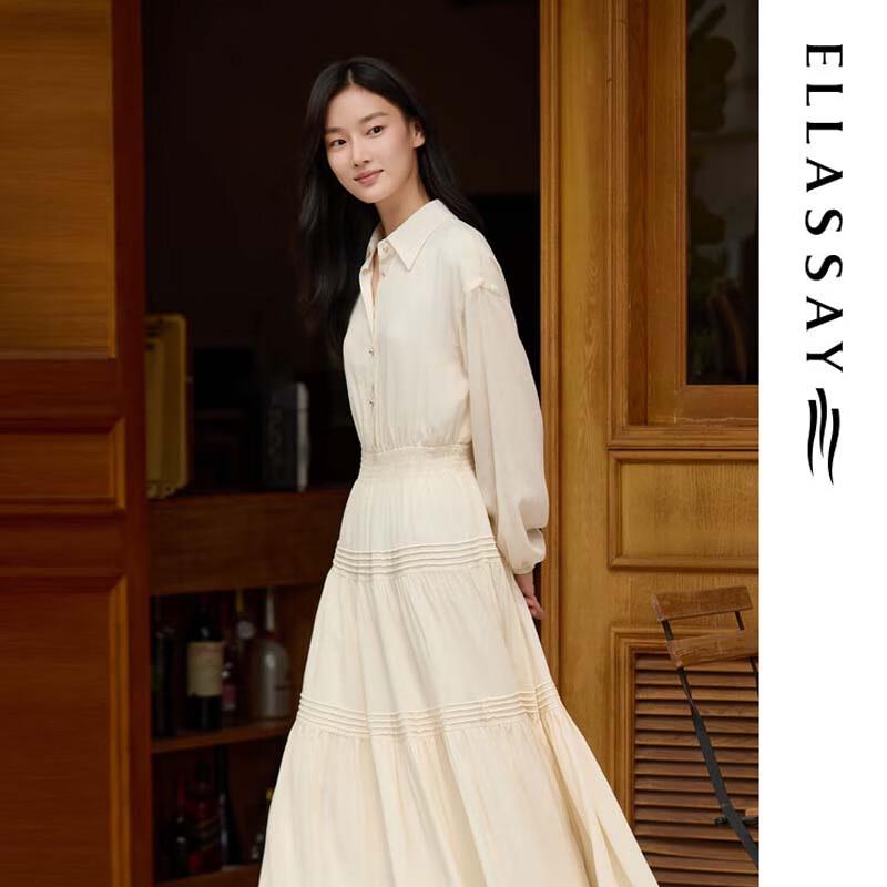 ELLASSAY EWB363Y01600 Simple Lace Hem Dress