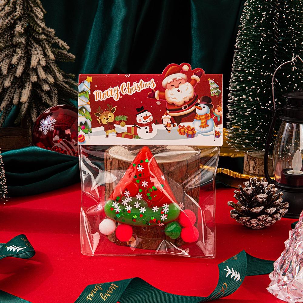 Waffle Christmas Fidget Doll Soft Pinch Food Series Toy Novelty Cat Paw Squeeze Toy  Festival