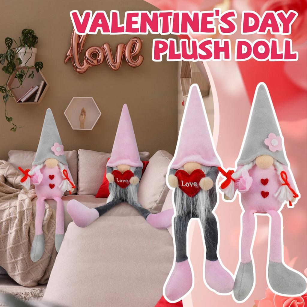 Valentine's Day Decoration Doll Faceless Doll Decoration Valentine's Day Long Leg Dwarf Doll Ornament