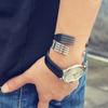 Surgical Stainless Steel [Green Piercing] Men's Bracelet, Bangle, Fork, 316L, Armlet, Silver, Freezers, Wrist, STB45/SP