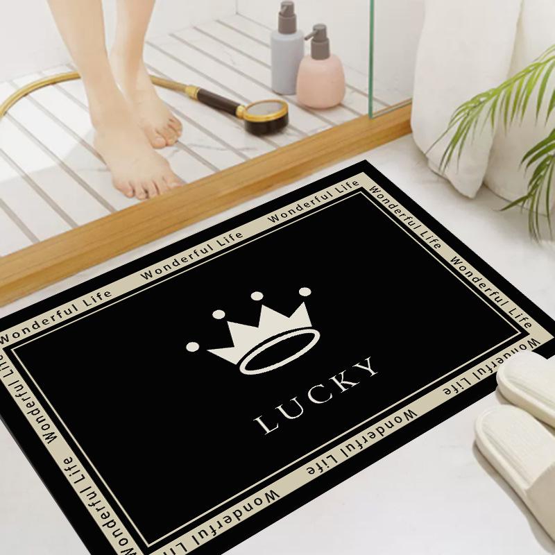 Diatom Mud Bathroom Mat: Soft, Absorbent, Non-Slip, Quick-Drying Custom Foot Mat