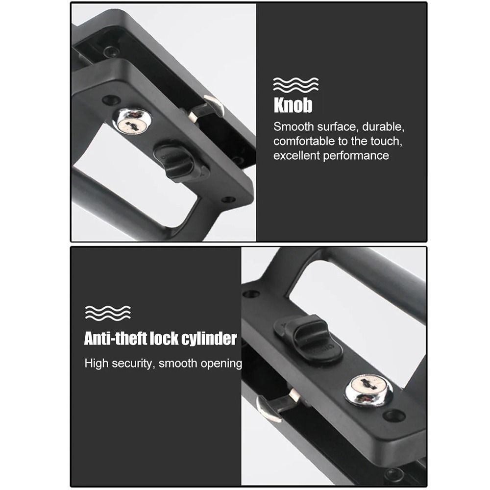 With Key Anti-theft Door Lock Set Aluminum Zinc Zinc Alloy Sliding Door Handle Replacement  Garage Sheds