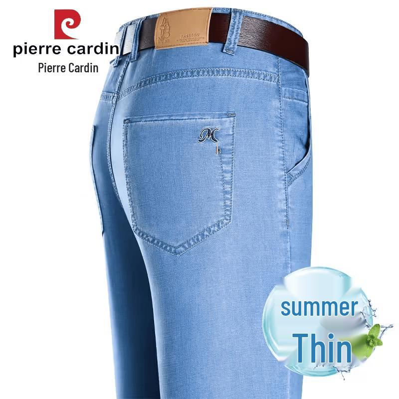 Pierre Cardin Jeans rectos holgados de Tencel para hombre