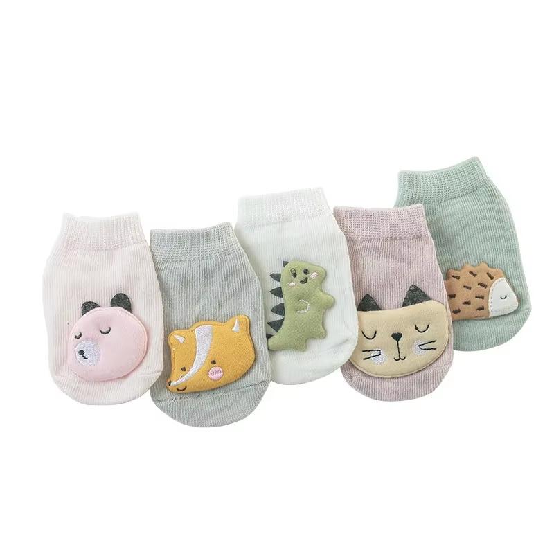Baby Socks Girls Boys Toy Newborn Accessories Anti Slip Cartoon Animals Kids Toddlers Gift Clothes Children Infant Stuff Fruit