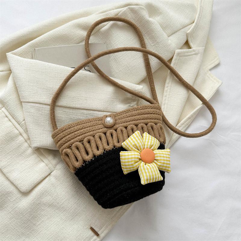 Trendy Fashionable Bucket Bag For Women With Chic Woven Fabric And Soft Structure