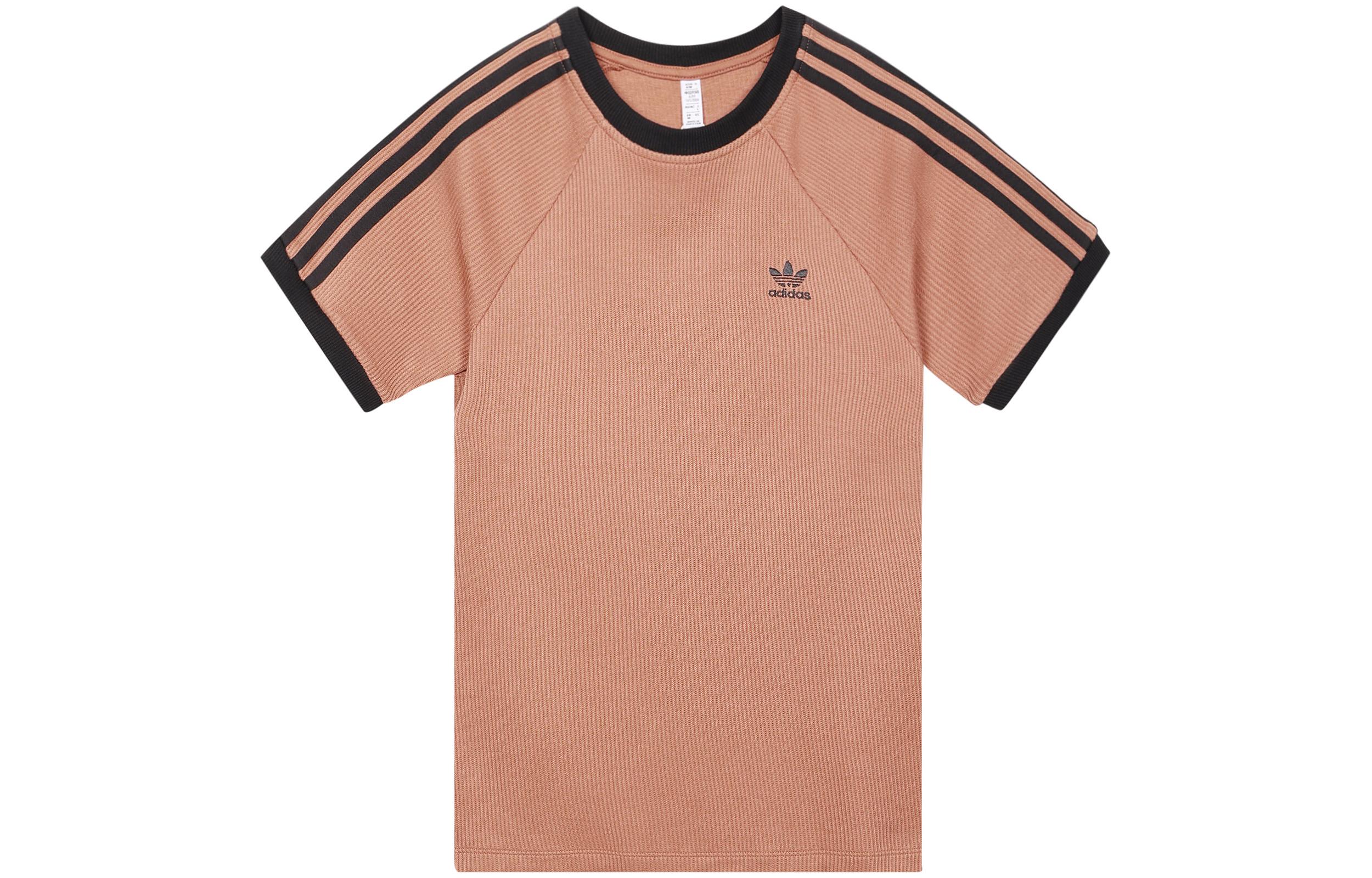 Adidas Originals Raglan Sleeve T Shirt Women s Clay Strata IC5464 XXS