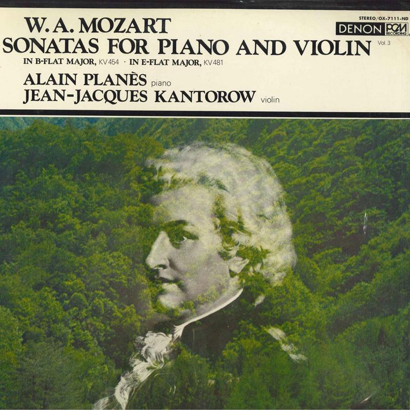 

LP Record JEANJACQUES KANTOROW ALAIN PLANES Mozart Sonatas For Piano And Violi OX7111ND DENON 1977 Japan Obi Classical Used