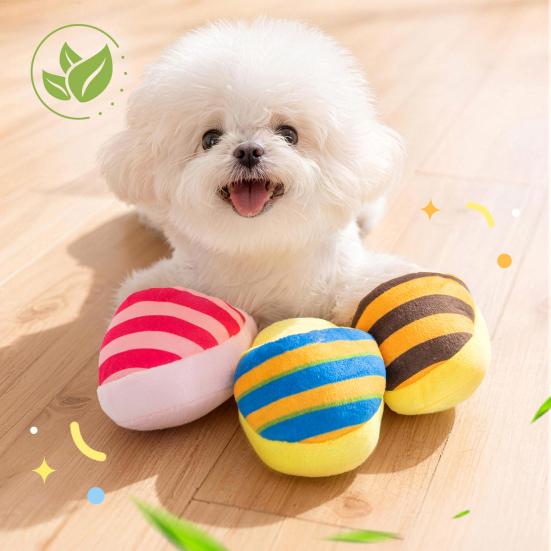 Hund Plüsch Pantoffel Spielzeug Interaktiv Quietschend Welpe Kauspielzeug Gefüllter Pantoffel Weiches Hund Zahnungsspielzeug für Kleine Mittlere Hunde Beißen Kauen