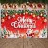 Christmas Decor Christmas Tree Merry Christmas Banner Winter Celebration Red Theme For Holiday Celebration Winter Event Office