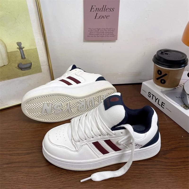 

Hong Kong style niche design sense bread shoes women ins tide 2025 autumn new student versatile couple casual board shoes 40