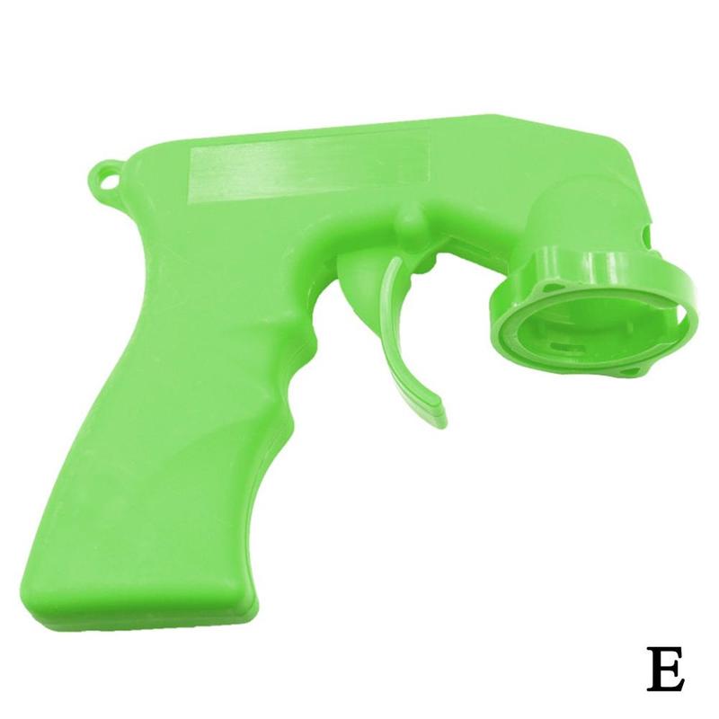 Spray Gun Adaptor Auto Polishing Paint Care Aerosol Spray Gun Handle with Full Grip Lock Car Maintenance Painting Paint Tool