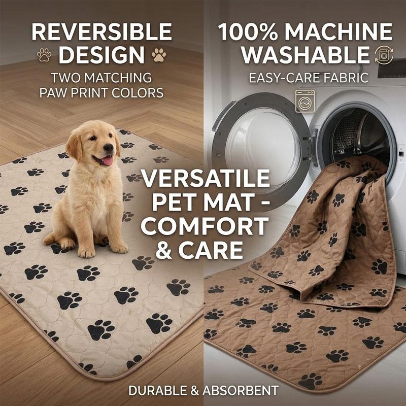 Dog Pee Pad Reusable Washable Dog Urine Mat Car Seat Floor Sofa Waterproof Absorbent Puppy Cat Training Diaper Mat Pet Supplies