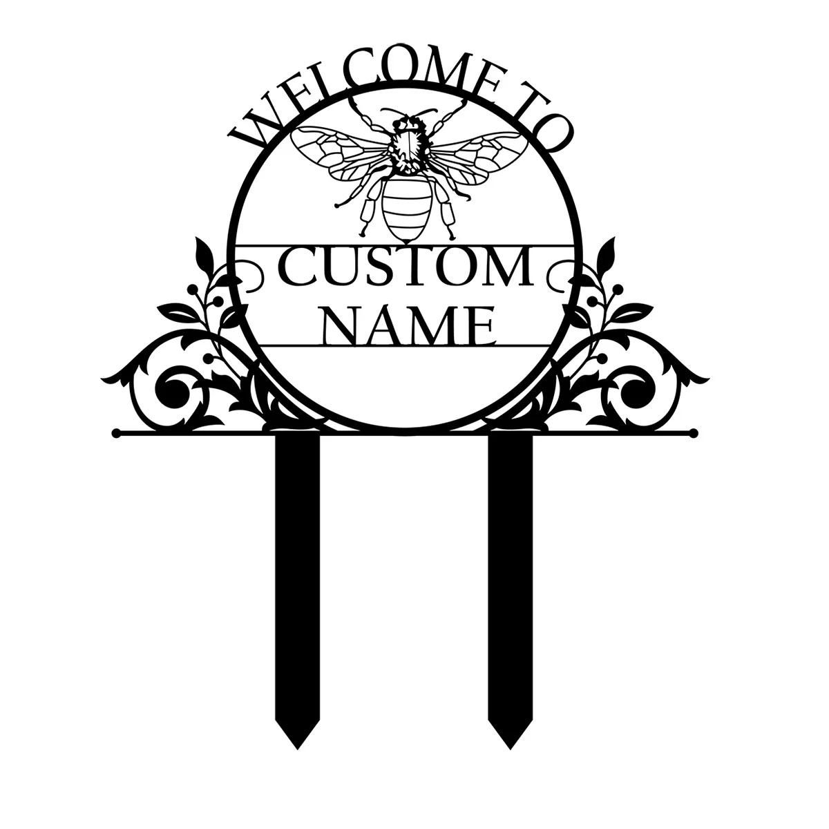 Metal Butterfly Garden Stake, Butterfly Yard Art, Outdoor Flower Decor, Gift for Gardener