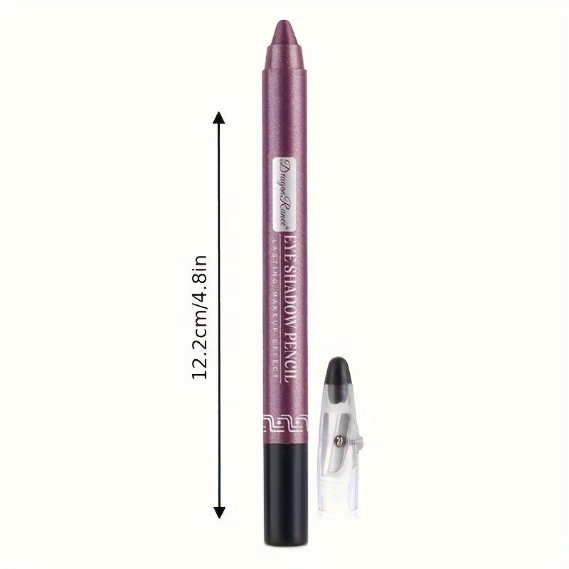 Waterproof Eyeshadow Pen, Lasting, Strong Pigment Eyeshadow Pen Can Draw Eyeshadow and Eyeliner, Multi-purpose Eyeshadow Pen with Pencil Sharpener