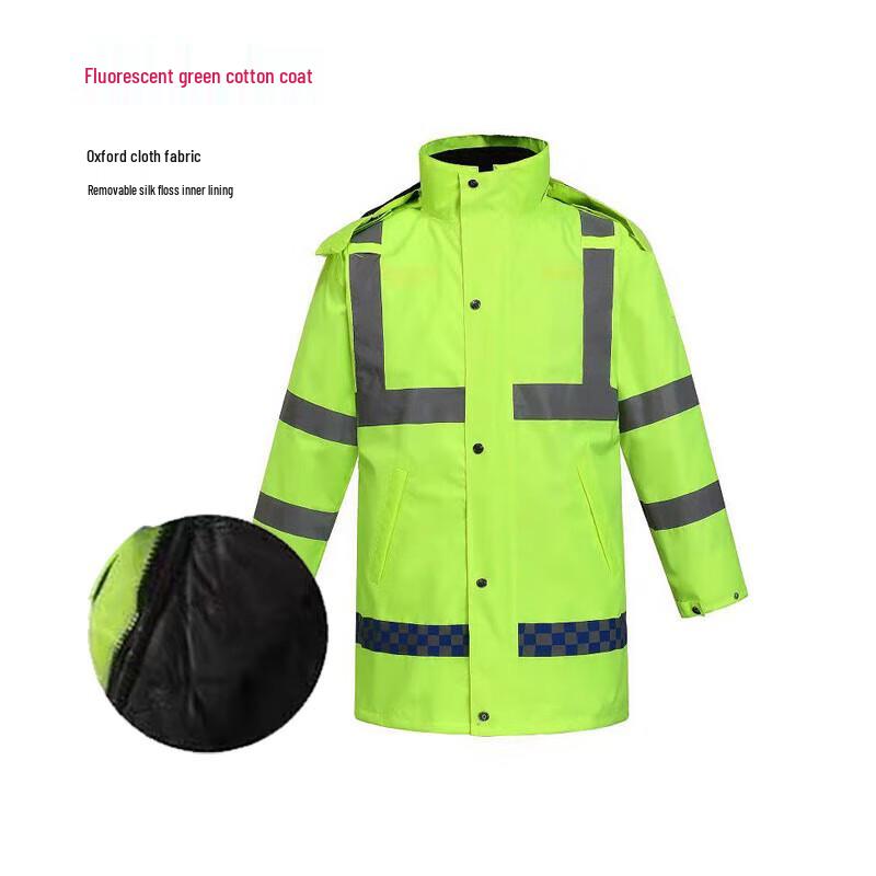 Zhanshi Reflective Rain Suit with Detachable Cotton Lining