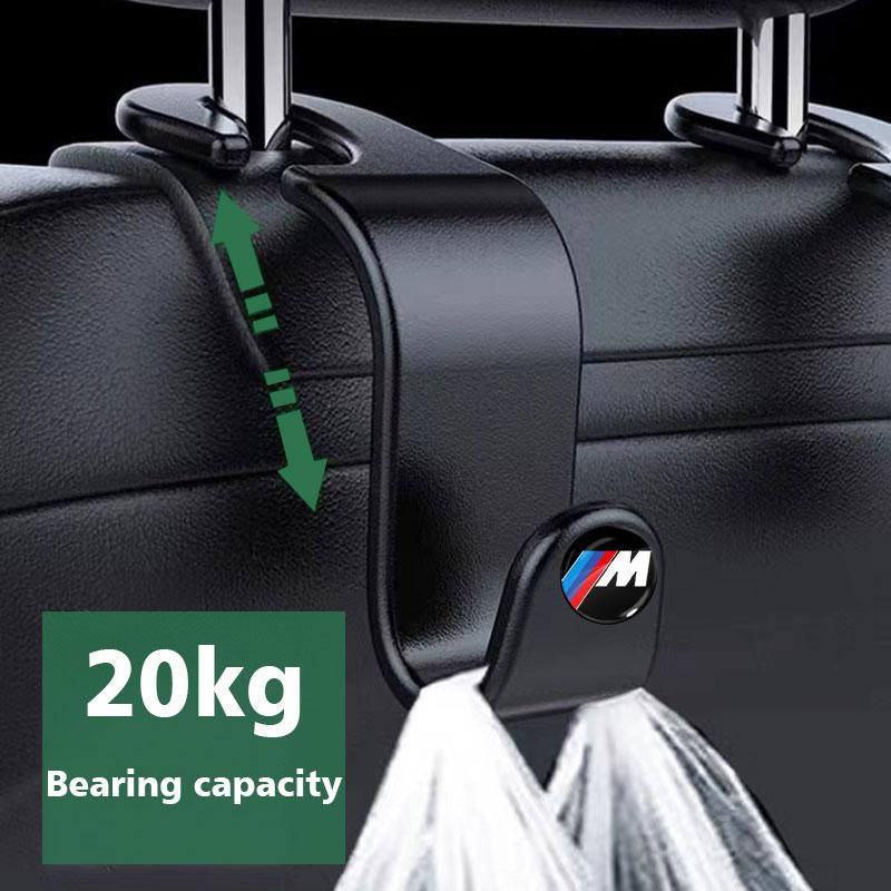 Autós fejtámla akasztók Akasztó Táskák Ülés háttámla tartó Klipek Automata rögzítő BMW Performance X1 X3 X5 E39 E46 E90 F20 E60 F30 M3 M5