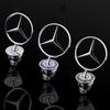 3D Metal Bonnet Badge Car Hood Front Chrome Logo Benz Marking For Benz W203 W206 W220 W205 W211 W212 W201 W210 W108 W168 GLC GLA JR9