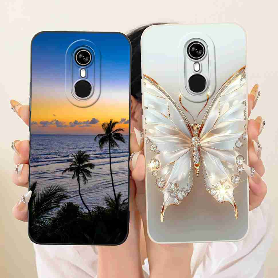 Luxury For Itel A33 5.0" Case Fashion Painted Flowers Silicone Back Cover Coque For ITEL A 33 a33 Full Protection Phone Shell