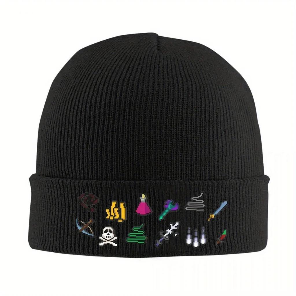 Neues Old School Runescape Spieler Töten Bundle Warme Strickmütze Hip Hop Beanie Hut Herbst Winter Outdoor Mützen für Mich