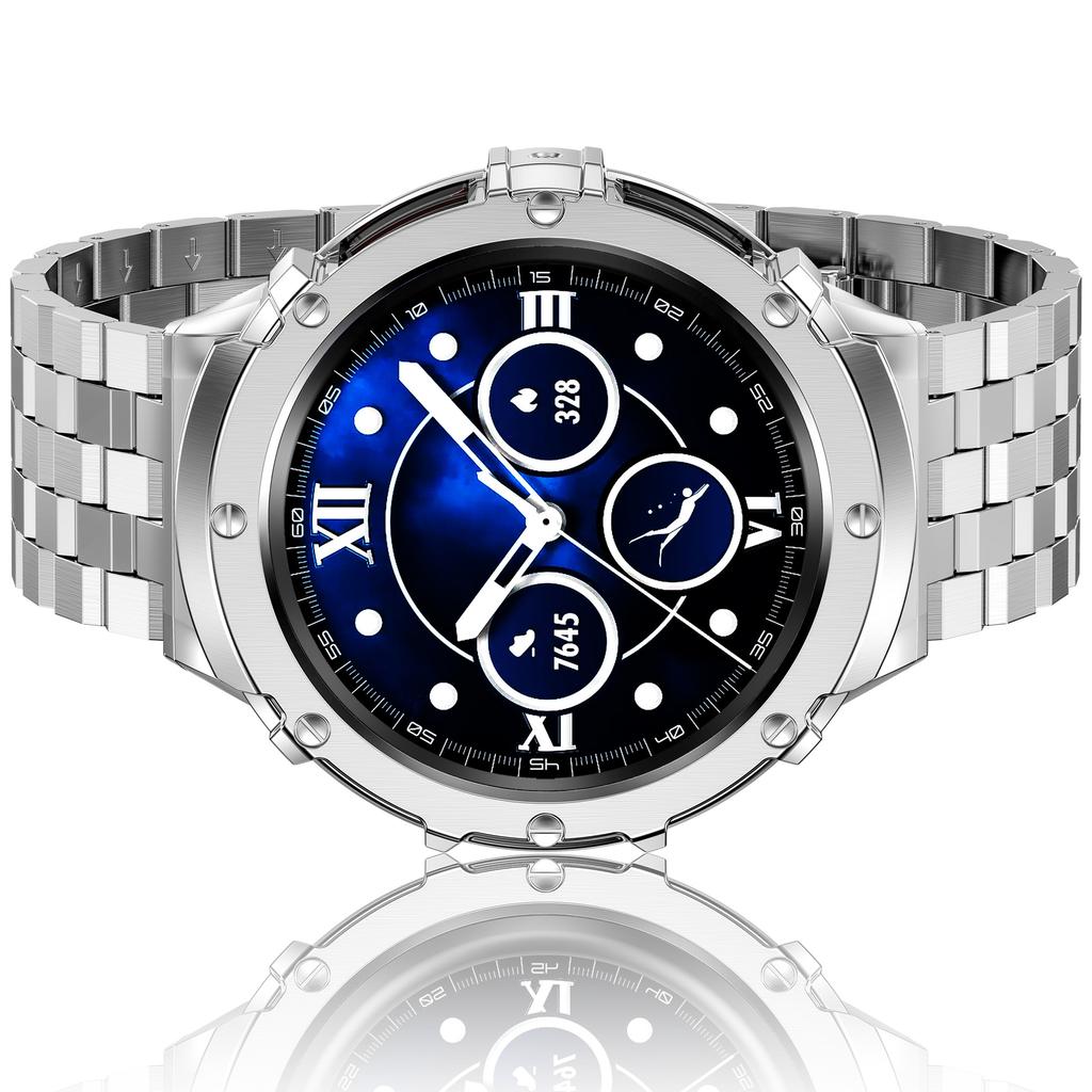 Classic Metal Case+Strap For Samsung Galaxy Watch 5 Pro 45mm Stainless Steel Band Correa Luxury Modification Kit For Samsung Watch 5Pro