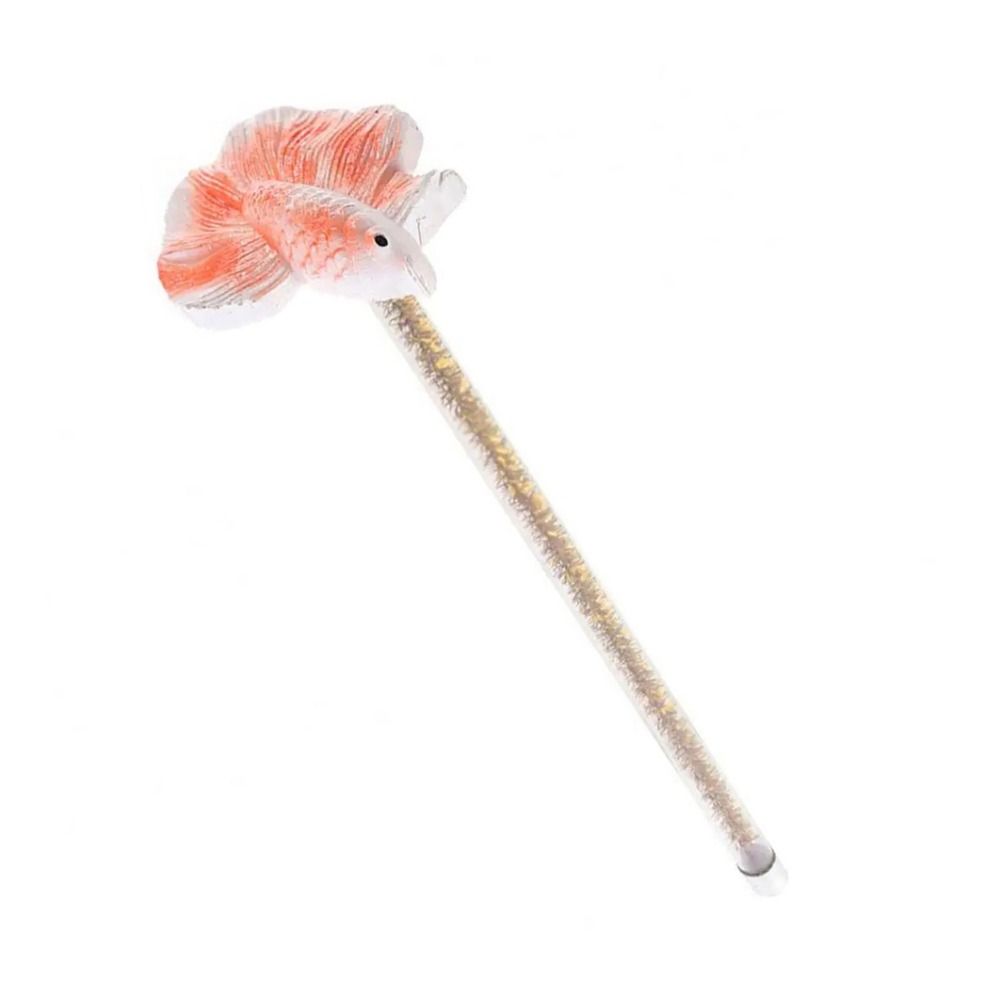 

Декоративная тренировочная палочка для петушка, смола, тренировочная палочка-дразнилка для рыбки, милая палочка для петушка, декор жёлтый