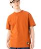 NEW ERA Short Sleeve Hem Box Logo Rust Orange L Cotton Tee Box Logo Patch T-Shirt S/S