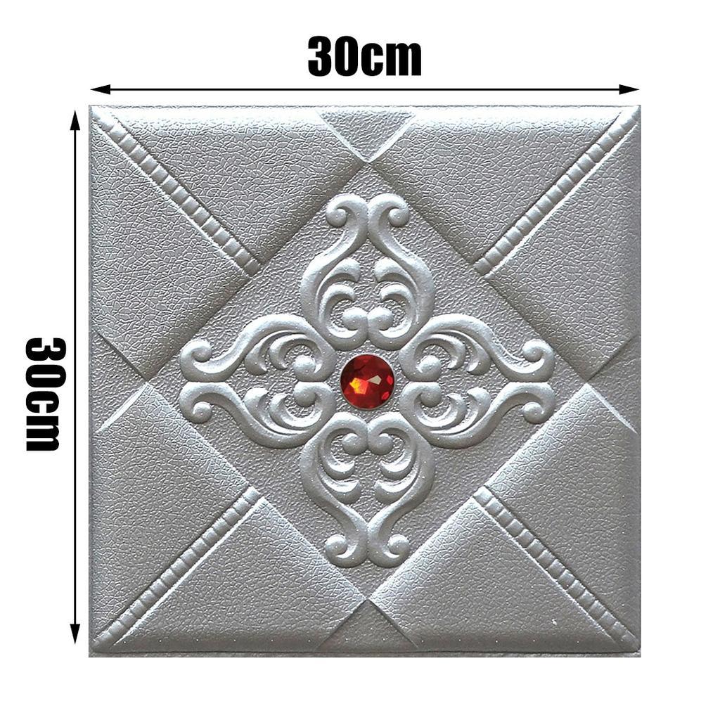 Waterproof 3D Tile Brick Wall Sticker for Bathroom and Kitchen Decor