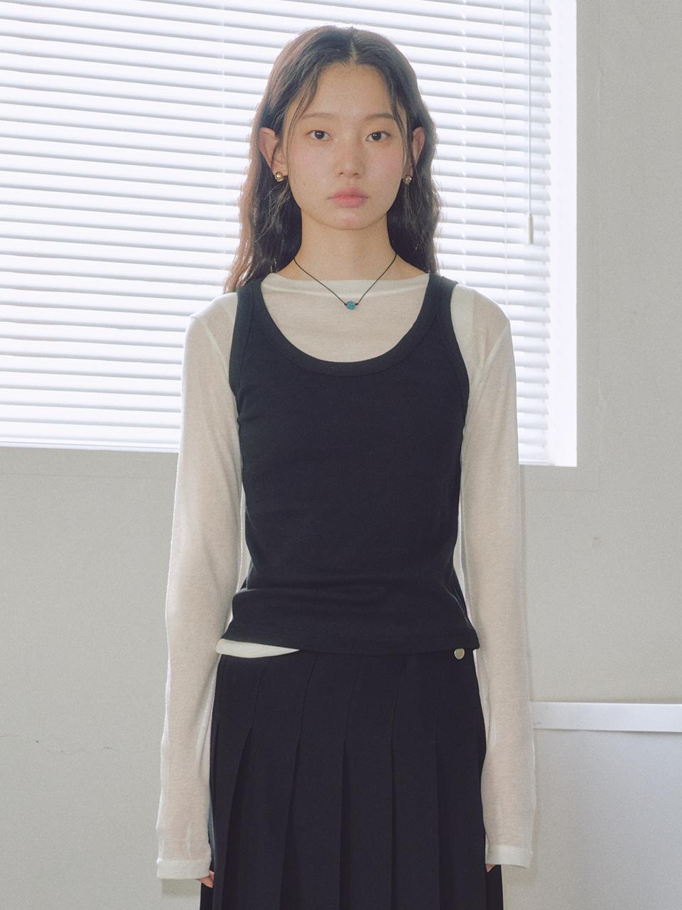 Row B Glow Sleeveless Black Black/Free