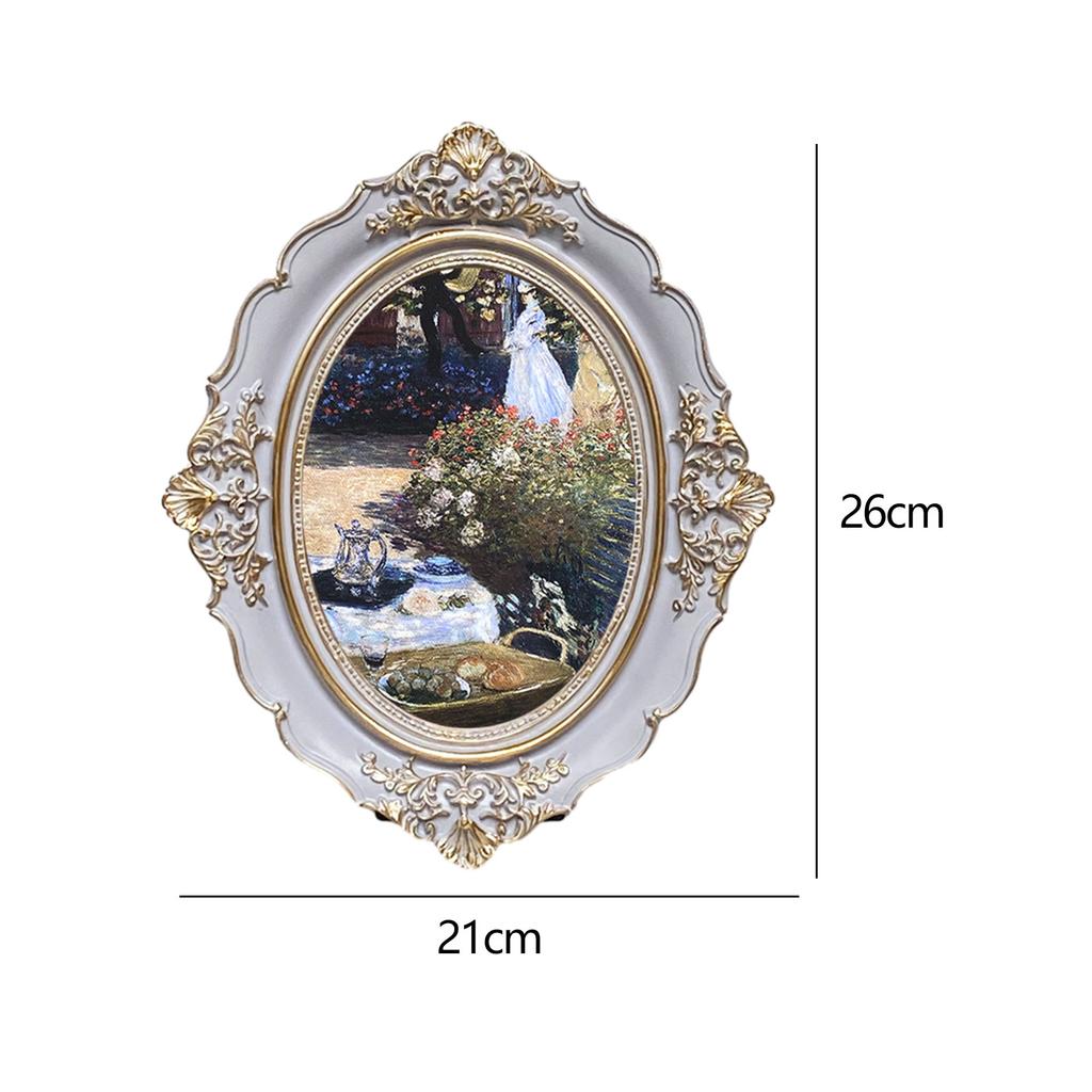 Vintage Picture Frame Elegant Photo Gallery Art for Wall Tabletop Home Decor Baroque Photo Gallery Antique Home Decor
