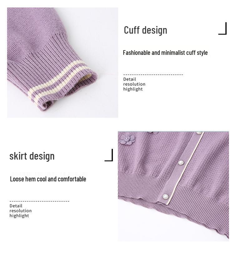 2025 New Style Grandma's Knitwear: Spring & Autumn Long Sleeve Pullover for Middle-Aged & Elderly Women