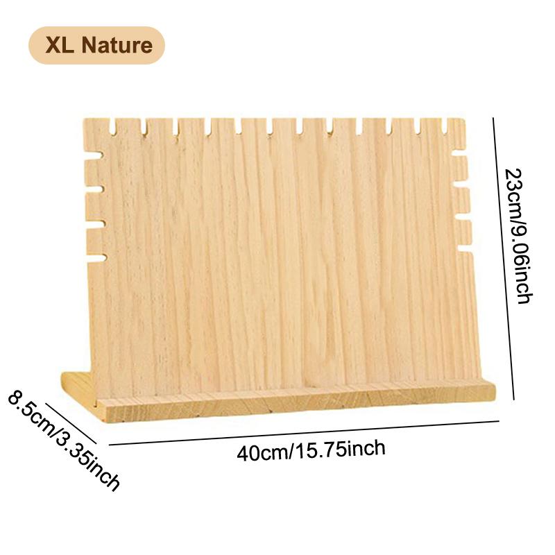 Creative Solid Wooden Necklace Frame Fashion Jewelry Display Frame Pendant Support Jewelry Display Props