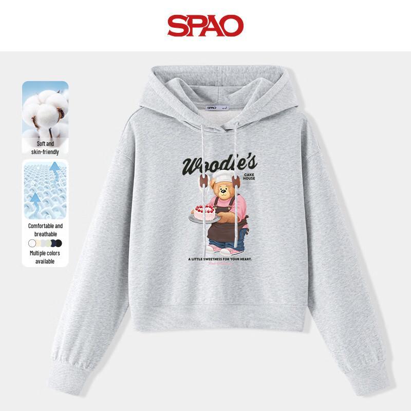 

SPAO Korean Style Casual Cake Bear Hoodie L
