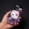 O-Overlord Cool Hot Anime Phone Case For iPhone17, 16,15,14,13,12 Pro Max Black Candy Matte Shockproof Cover