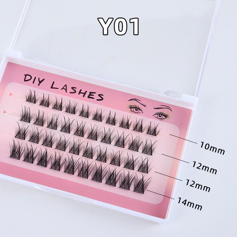 Natural Look Faux Eyelashes: Lazy Dog & Fox Style, Best-Selling, Soft Single Cluster Segments
