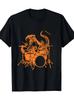 A Fun Drummer Octopus Rocking Out On a Musician T-Shirt