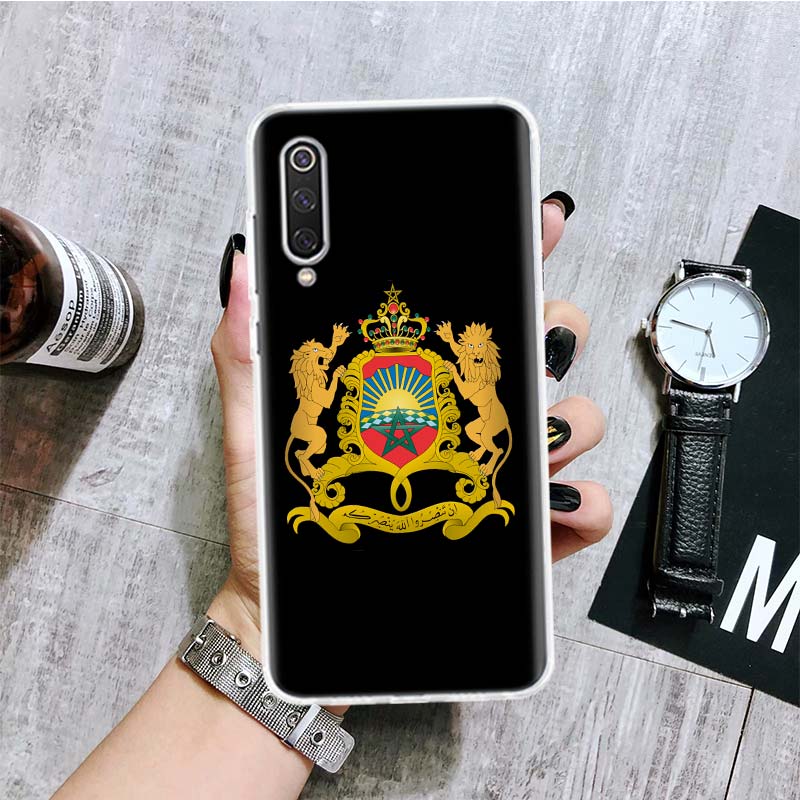 Morocco Flag Phone Case For Xiaomi Poco X7 X6 X5 Pro F7 Ultra Redmi 15C 15 13 13C 12 12C 10 10A 10C 9 9A 9C 9T Cover Poco X6 X5