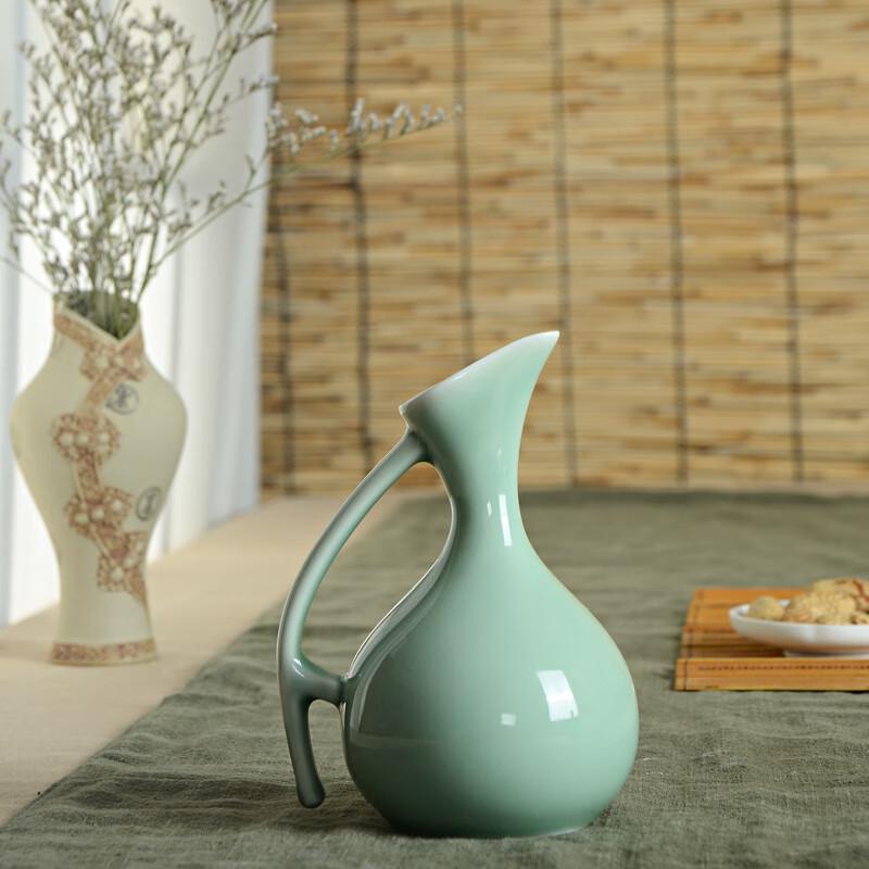 Celadon Wine Set with Decanter and Cups