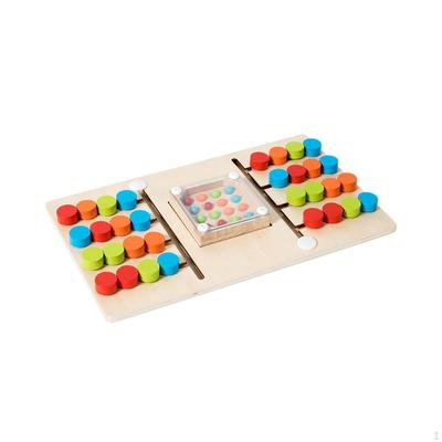 Color Matching Game Preschool Educational Learning Toy, Montessori Recognition Four