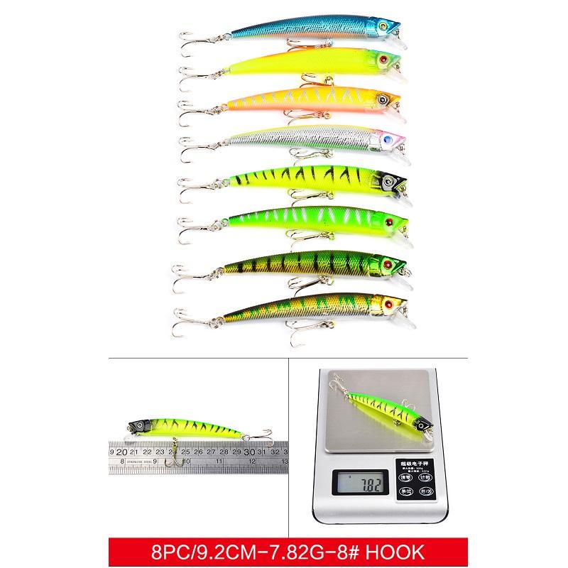 43 zestawy przynęt Lure, zestawy przynęt Luya, zestawy mieszane przynęt miękkich i twardych, bass krzyżowy, wszystko w zestawach mieszanych