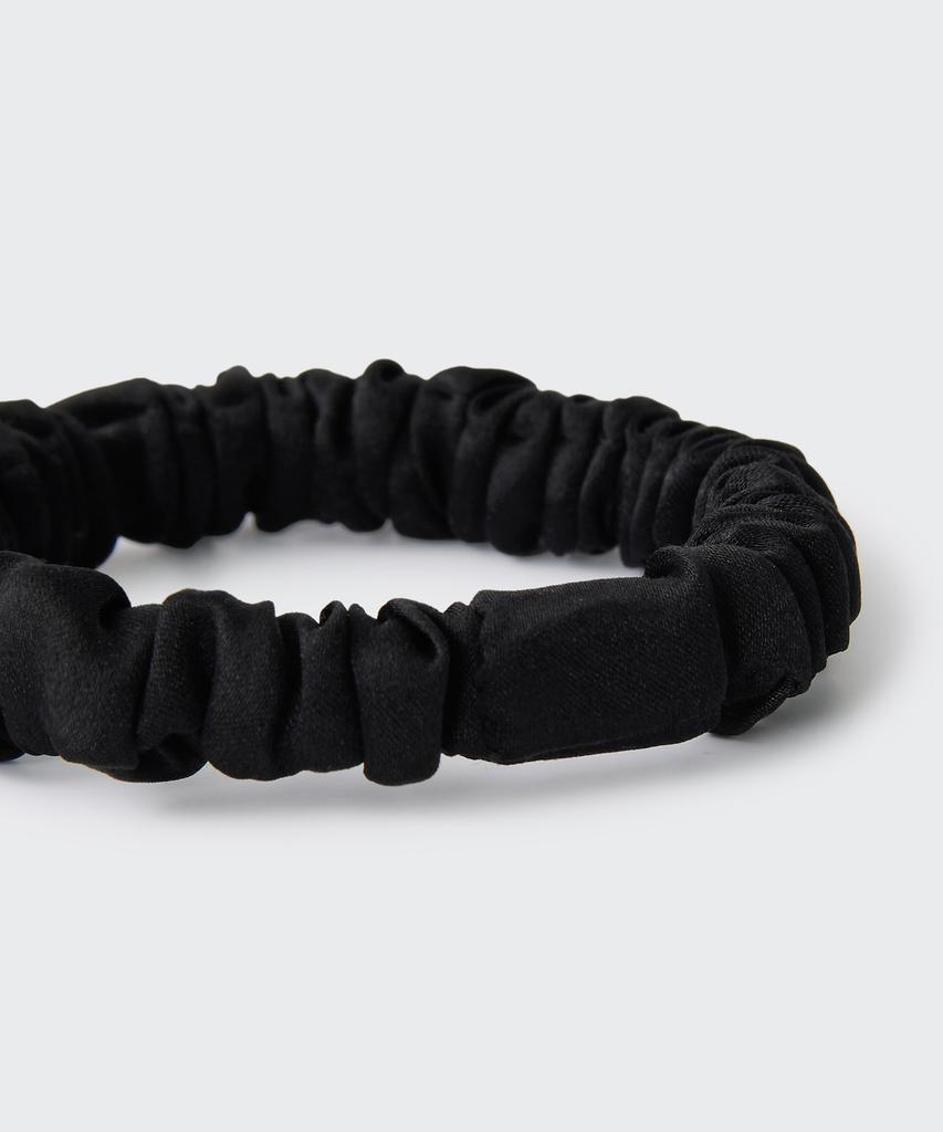 Musinsa Standard Woman Women'S Silk Scrunchie_Small [Black]