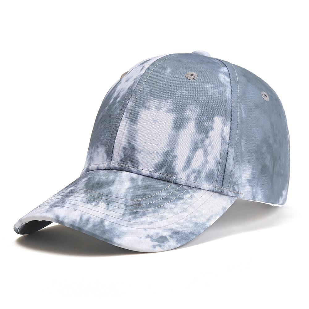 New Fashion Colorful Tie-Dye Baseball Cap Spring Men'S And Women'S Trend Lovers Hat Outdoor Sports Adjustable Sun Graffiti Bones