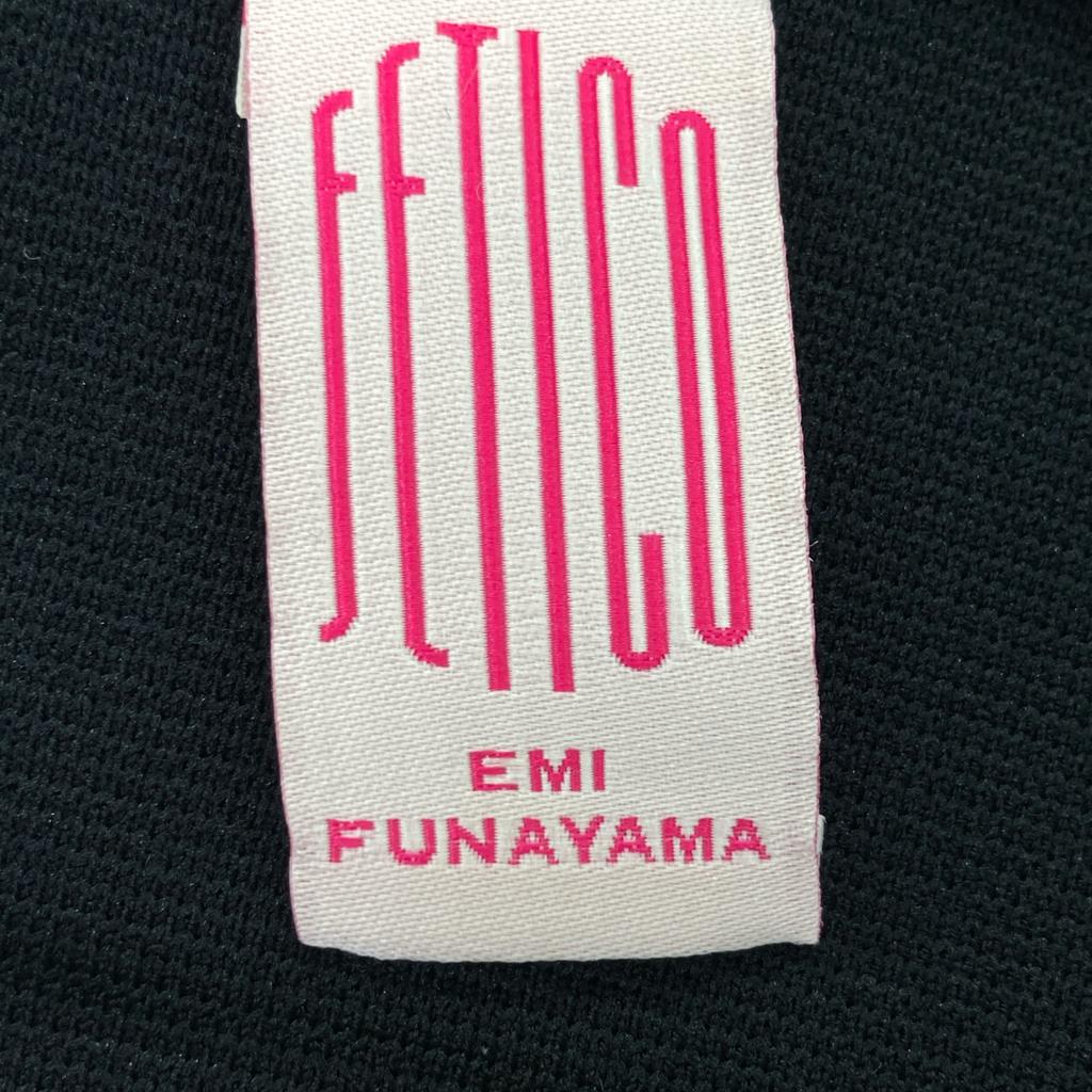 FETICO 24AW FTC244-0207 BLACK KNITTED TAILORED JACKET Jacket 1 blackUsed