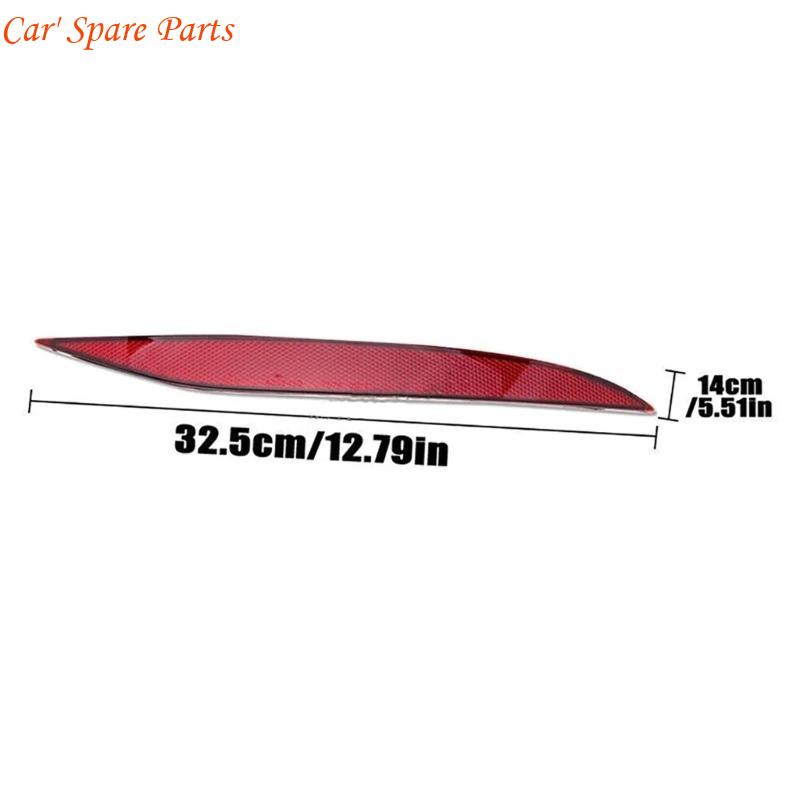 Y4UA 1Pair Car Marker Lights Lens Trim for 2016-2026 Rear Bumpers Reflector 1034342-00-C 1034343-00-C