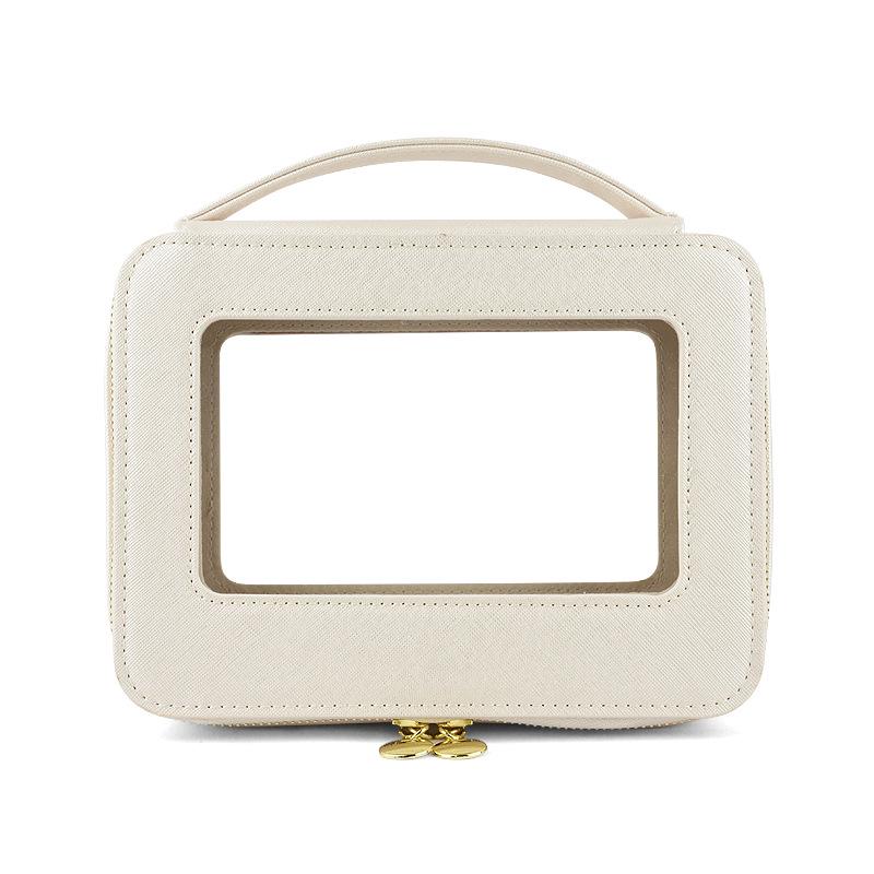 Lüks Şeffaf Seyahat Kozmetik Çantası - Üst Düzey PVC Makyaj Düzenleyici