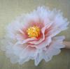 Silk Begonia Artificial Black Rose Floral Arrangement with Peach Blossom and Orchid