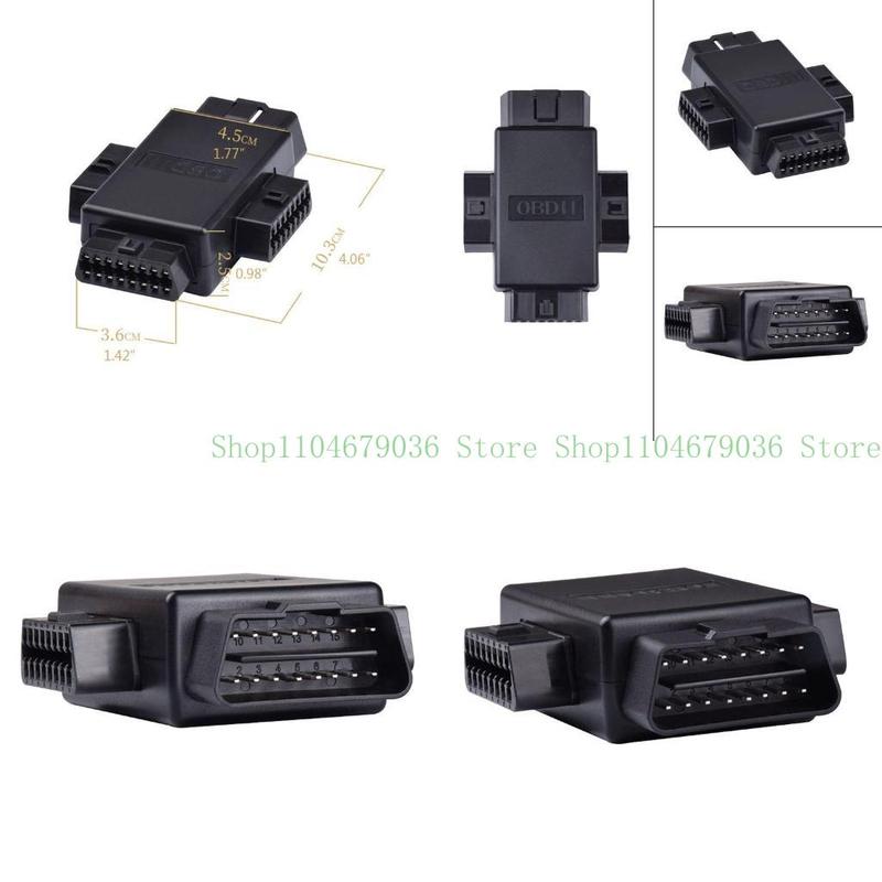 652F 16 Pin Connector OBD2 Wire Sockets obd Adapter Diagnostic Tool ConnectorOBD Plug