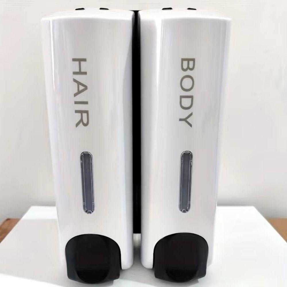 Refillable Lotion Soap Container Manual Press Hand Soap Jar Hand Sanitizer Holder  Shower